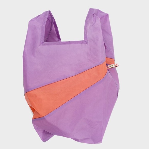 New Susan Bijl Large Purple Eco Shopping Tote Bag - Picture 3 of 7